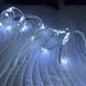 Гірлянда пучок роси холодний білий колір на срібному дроті 2 м 200 LED ІГ-4001W2 фото 4